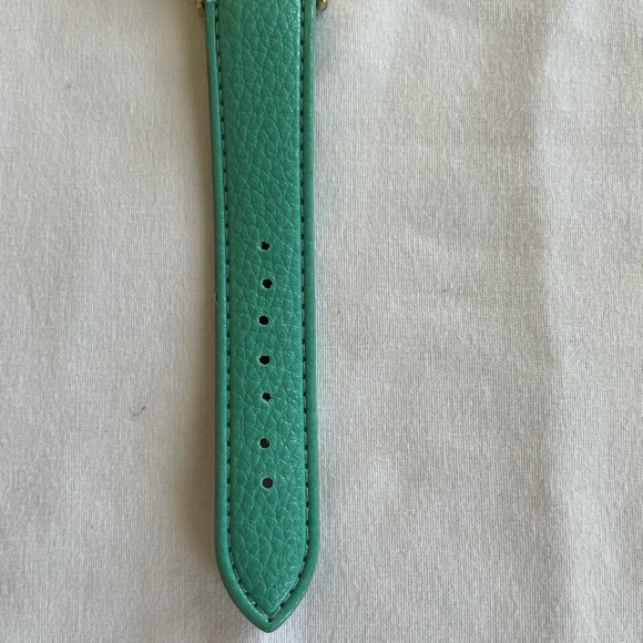 Teal Green and Multicolor Elephant Gold Watch - Picture 5 of 9